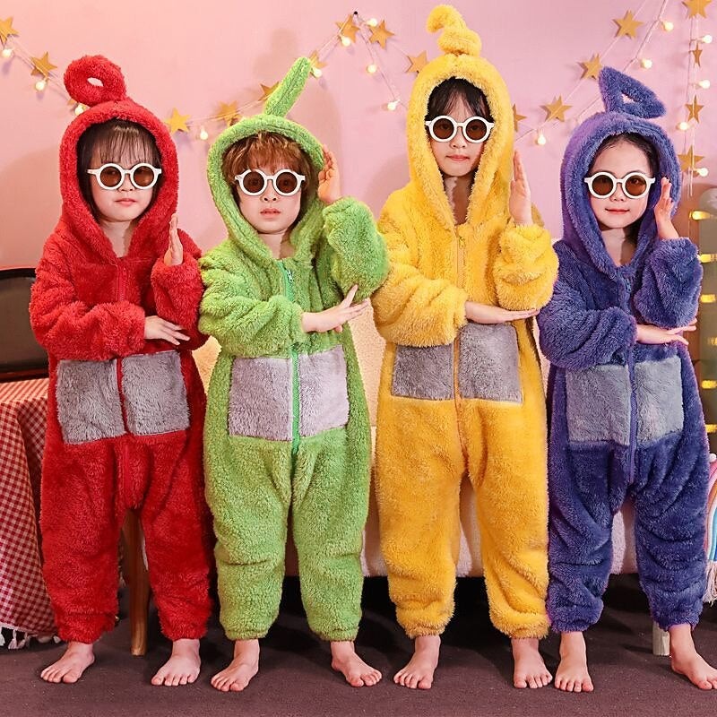 Y&D Animal Band Costume Cosplay Costume Kigurumi Pajamas Onesies Alien Teletubbies Cosplay Kid's Boys' Girls' Carnival Masquerade Mardi Gras Party / Evening Easy Halloween Costumes Dress Up - Image 2
