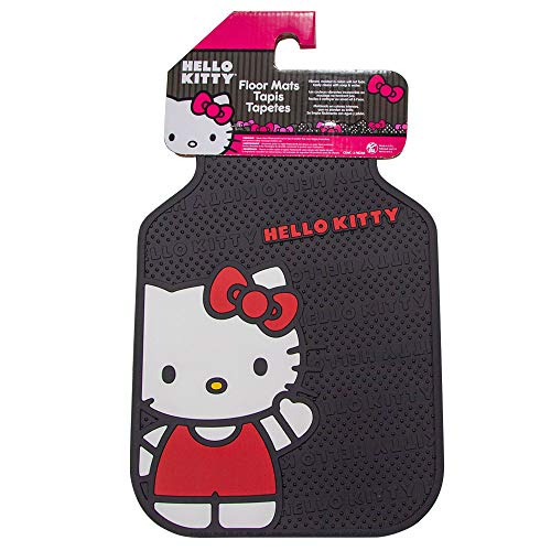 Plasticolor Hello Kitty Sanrio Waving Front & Rear Car Truck SUV Seat Rubber Floor Mats - Image 4