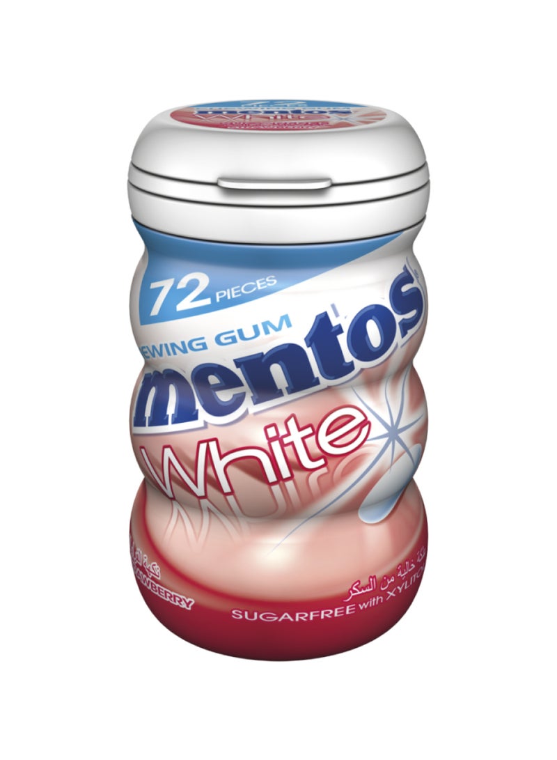 Mentos علكة الفراولة البيضاء - Image 1