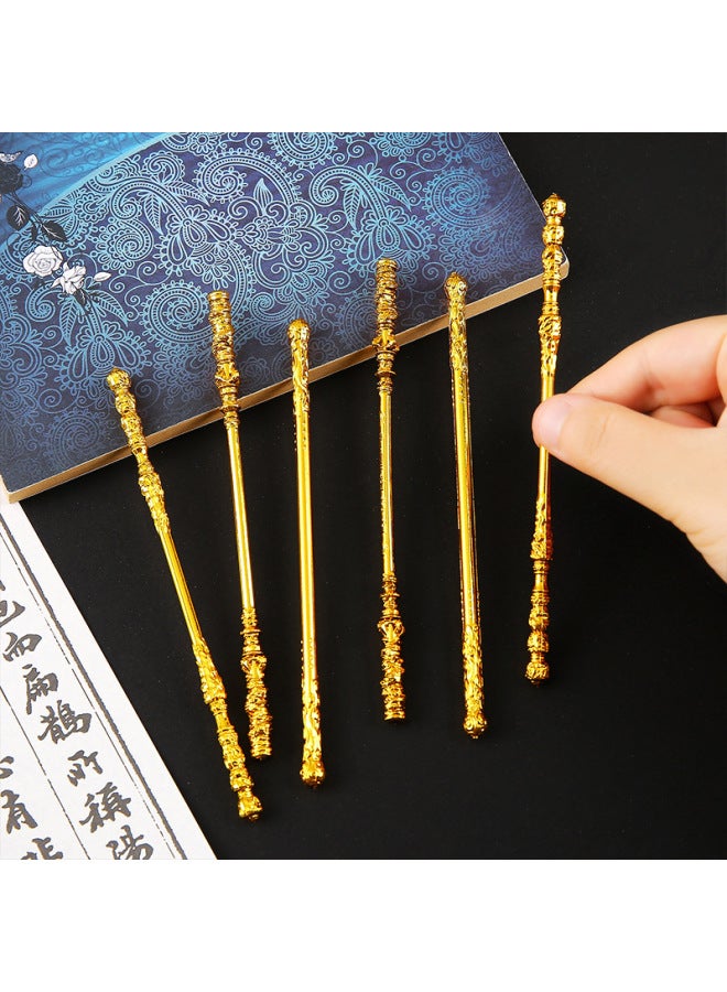 Wukong Ruyi Golden Hoop Stick Game Surrounding Mini All-metal Crafts Ornaments Model Ornaments Kindergarten Gifts-Color:Gold Hoop Model  - Image 5