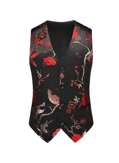 KUYING New Men's Hollowed Out Slim Fit Fashionable Plus Size suit Vest  - Image 1