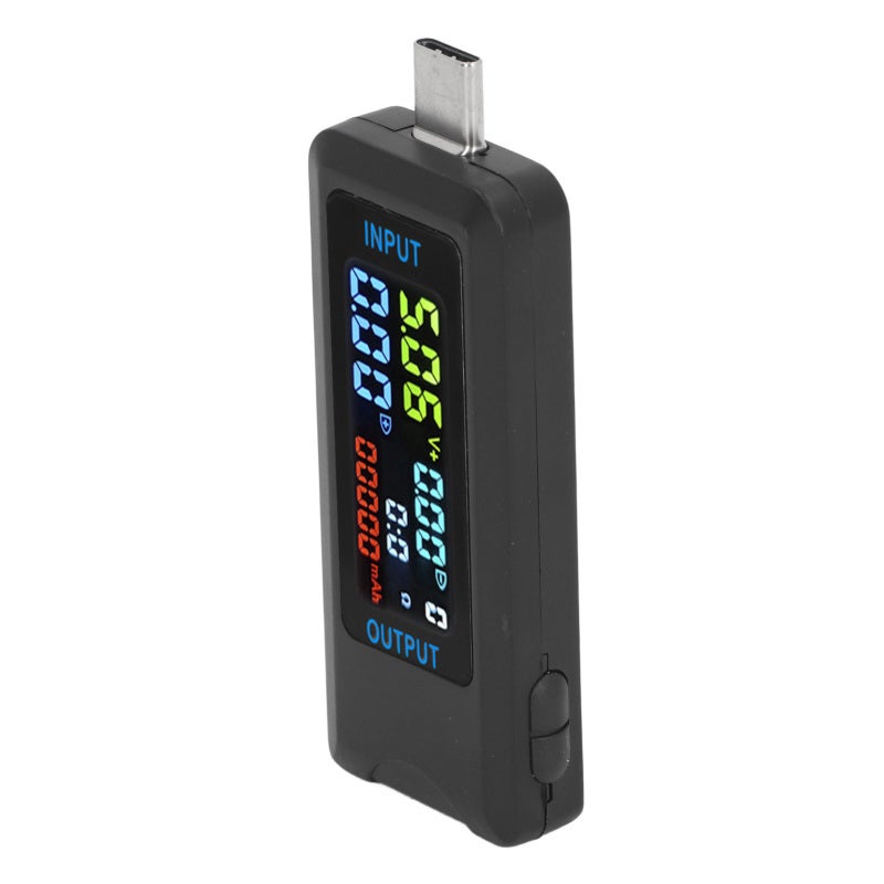 USB C Voltage Current Meter 6527 Multifunctional Tester - IPS LCD Display Real-Time Charging Status Detection for Digital Gamers - Image 3