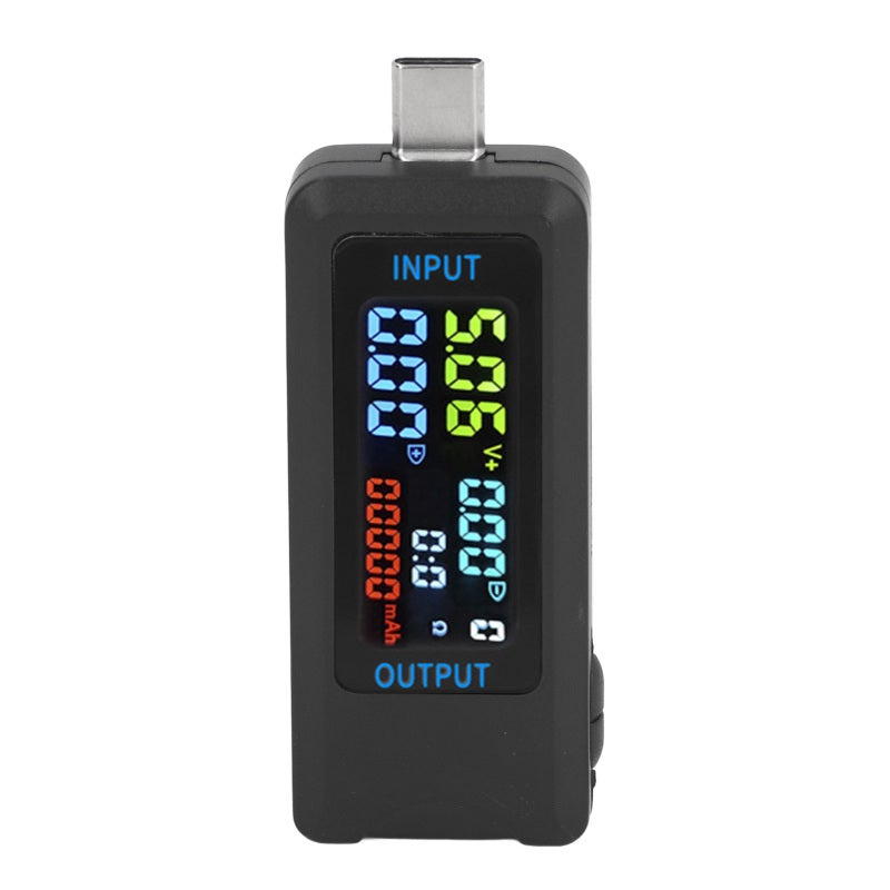 USB C Voltage Current Meter 6527 Multifunctional Tester - IPS LCD Display Real-Time Charging Status Detection for Digital Gamers - Image 4