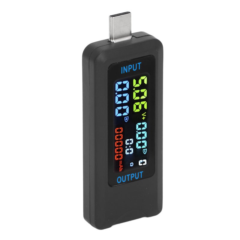 USB C Voltage Current Meter 6527 Multifunctional Tester - IPS LCD Display Real-Time Charging Status Detection for Digital Gamers - Image 5