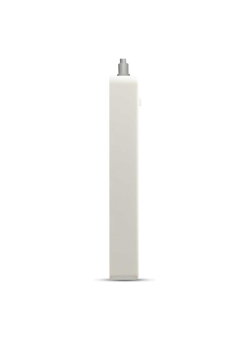 G-POWER - G-Power GP310 Overload Protection Power Strip Containing A Universal Smart Socket And Four USB Ports With 2 Meter PVC Wire 100-250 Volt Maximum - White - Image 1