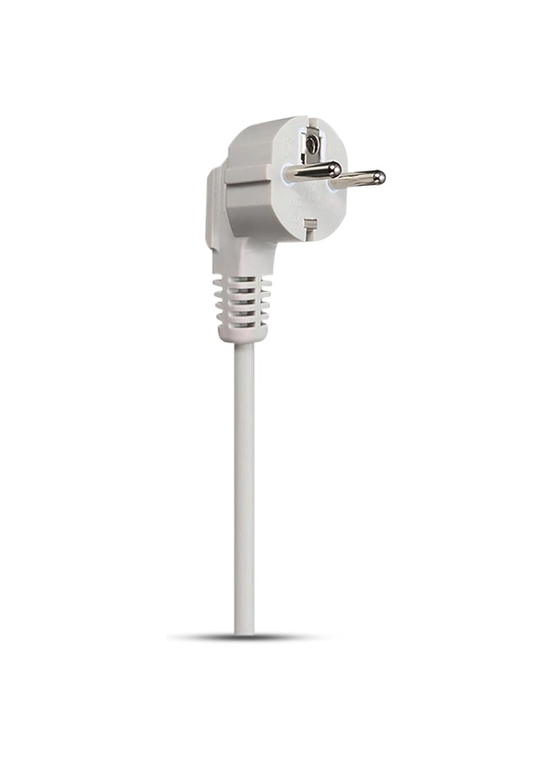 G-POWER - G-Power GP310 Overload Protection Power Strip Containing A Universal Smart Socket And Four USB Ports With 2 Meter PVC Wire 100-250 Volt Maximum - White - Image 1