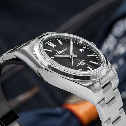 ADDIESDIVE ساعات أوتوماتيكية فاخرة للرجال من ADDIESDIVE كريستال ياقوتي حركة NH35A مقاومة للماء حتى 100 م قرص متدرج أحمر مضيء BGW9 - Image 3