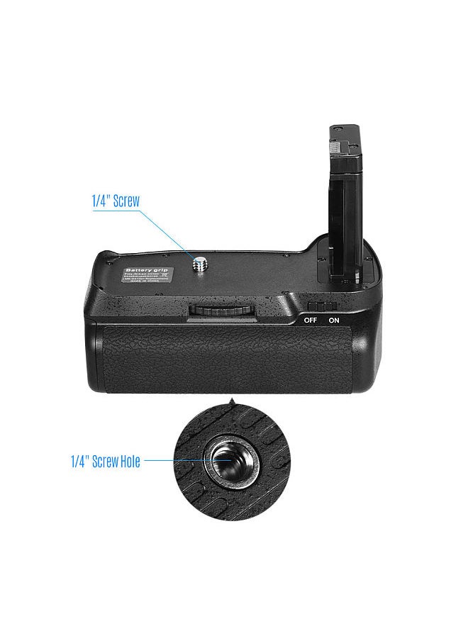 Generic - Vertical Battery Grip Holder for Nikon D5300 D3300 D3200 D3100 DSLR Camera EN-EL 14 Battery Powered with IR Remote Control - Image 1