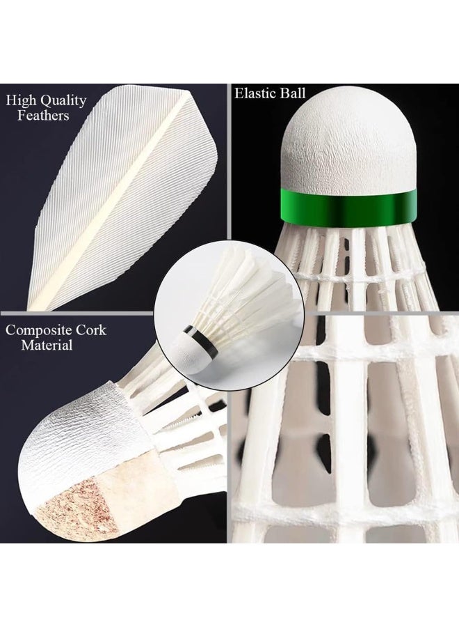 BEYTOR Feather Shuttlecock Set – 3pcs Durable Badminton Shuttlecocks for Indoor & Outdoor Play – Stable Flight, High Bounce & Long-Lasting Training Shuttle - Image 5