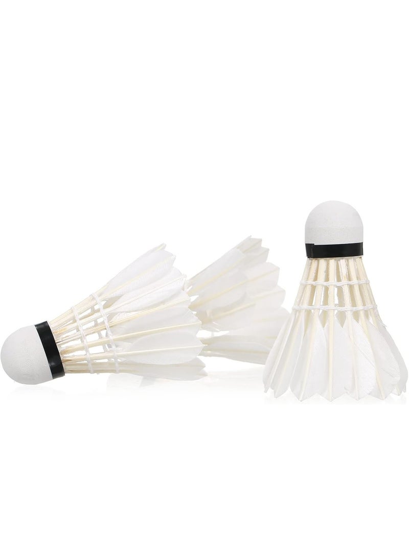 BEYTOR Feather Shuttlecock Set – 3pcs Durable Badminton Shuttlecocks for Indoor & Outdoor Play – Stable Flight, High Bounce & Long-Lasting Training Shuttle - Image 1