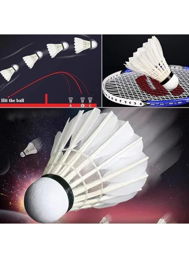 BEYTOR Feather Shuttlecock Set – 3pcs Durable Badminton Shuttlecocks for Indoor & Outdoor Play – Stable Flight, High Bounce & Long-Lasting Training Shuttle - Image 4