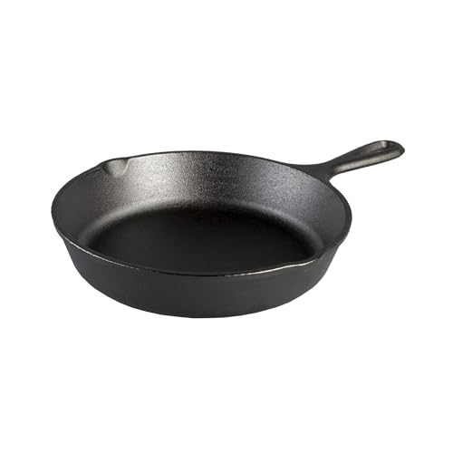 Lodge Pre-Seasoned Cast Iron Skillet (9 Inch, Black) - Image 3