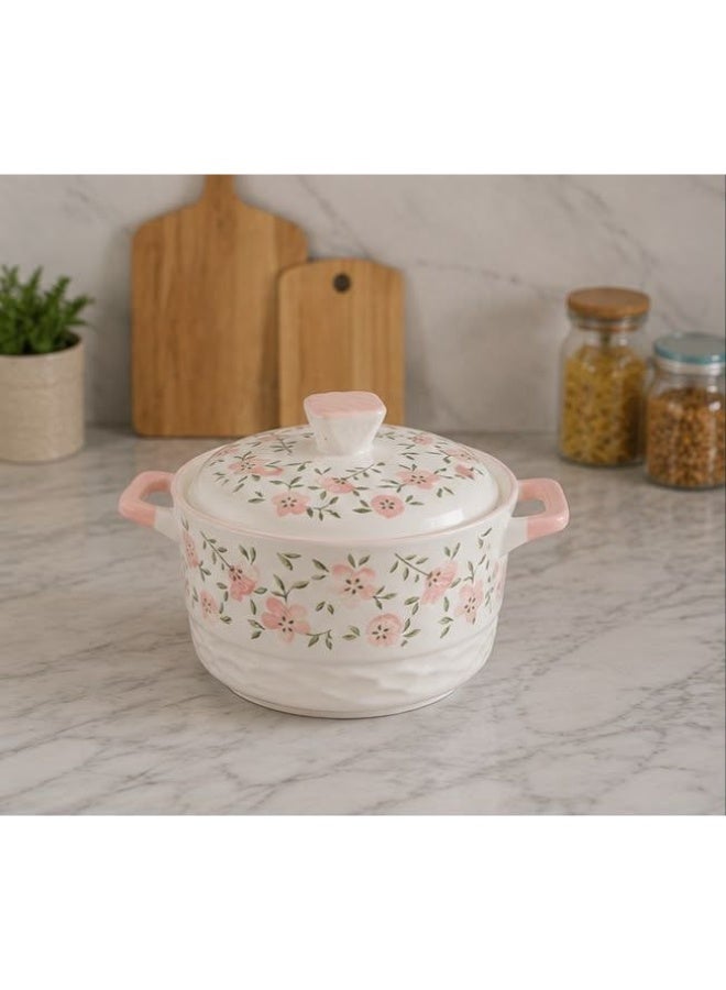Premium Porcelain Pot with Lid and Imported Handle - Image 4