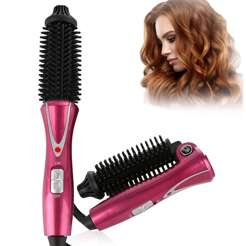 cheekyglo Electric Hair Curler, Hot Curler Brush Professional AntiScald Instant Heat Up Curling Wands Instant Heat Styling Brush Suitable for All Hair Types (US Plug（110240V）) - Image 1