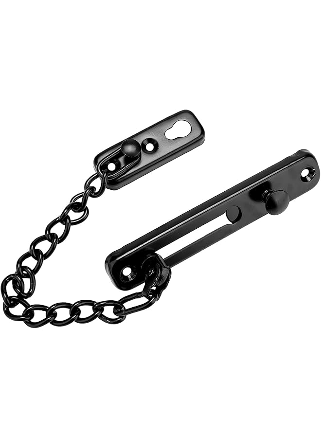 promass Chain Lock, Chain Door Guard, Easy To Install Household for Metal Door Home for Wood Door (201 Stainless Steel 19.5x9.8x7.6cm) - Image 1
