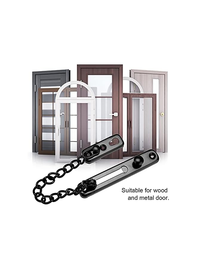 promass Chain Lock, Chain Door Guard, Easy To Install Household for Metal Door Home for Wood Door (201 Stainless Steel 19.5x9.8x7.6cm) - Image 3
