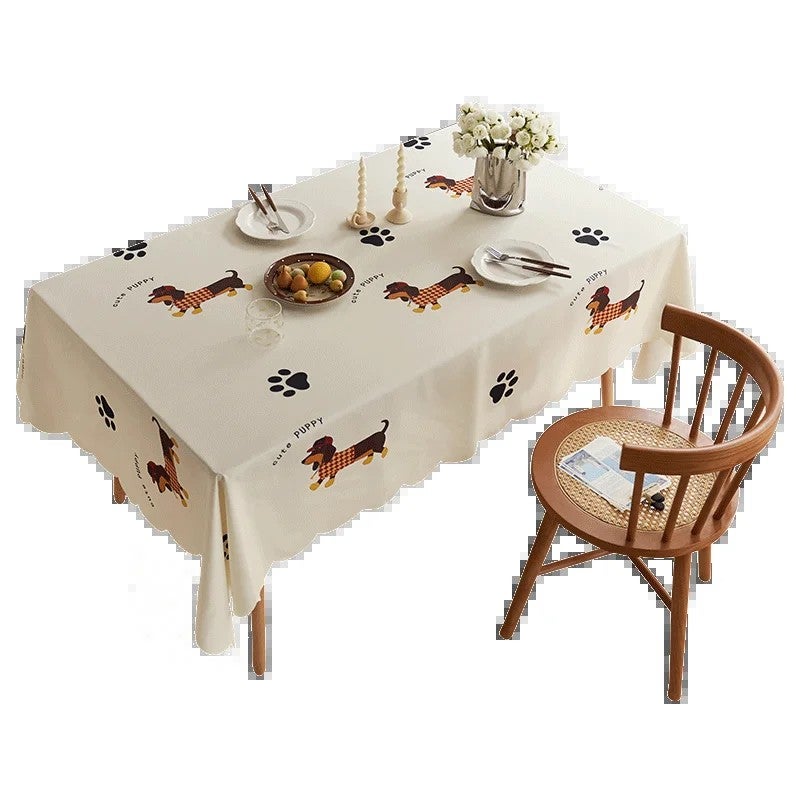 Y&D Polyester Outdoor Picnic Table Throw Cloth with Antislip Backing – Waterproof, Wrinkle-Resistant Table Cover & Table Runners for Parties, Weddings, and Events - Image 2