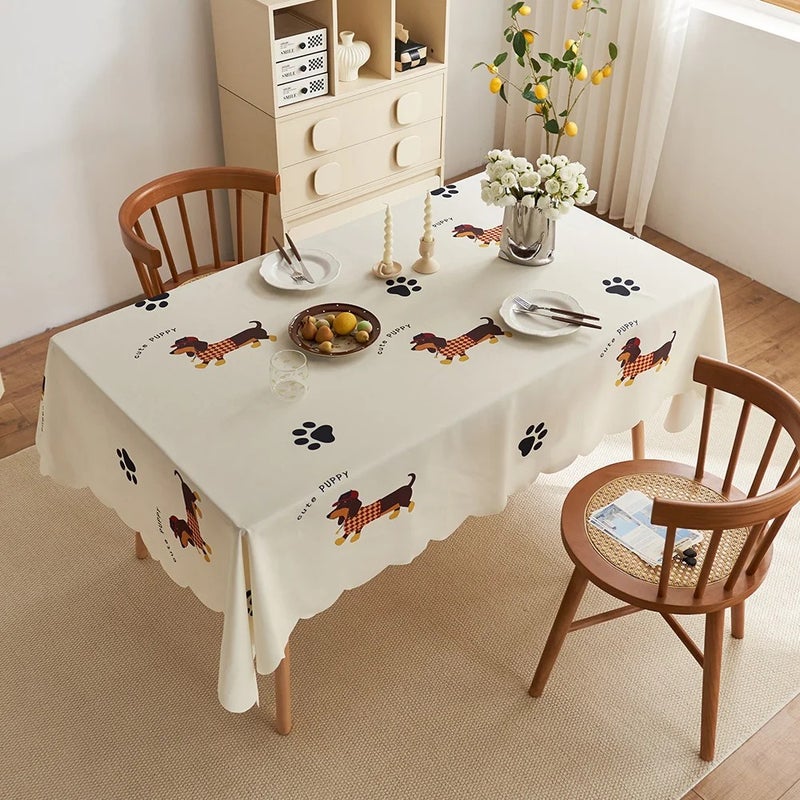 Y&D Polyester Outdoor Picnic Table Throw Cloth with Antislip Backing – Waterproof, Wrinkle-Resistant Table Cover & Table Runners for Parties, Weddings, and Events - Image 1