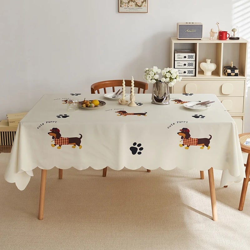Y&D Polyester Outdoor Picnic Table Throw Cloth with Antislip Backing – Waterproof, Wrinkle-Resistant Table Cover & Table Runners for Parties, Weddings, and Events - Image 4