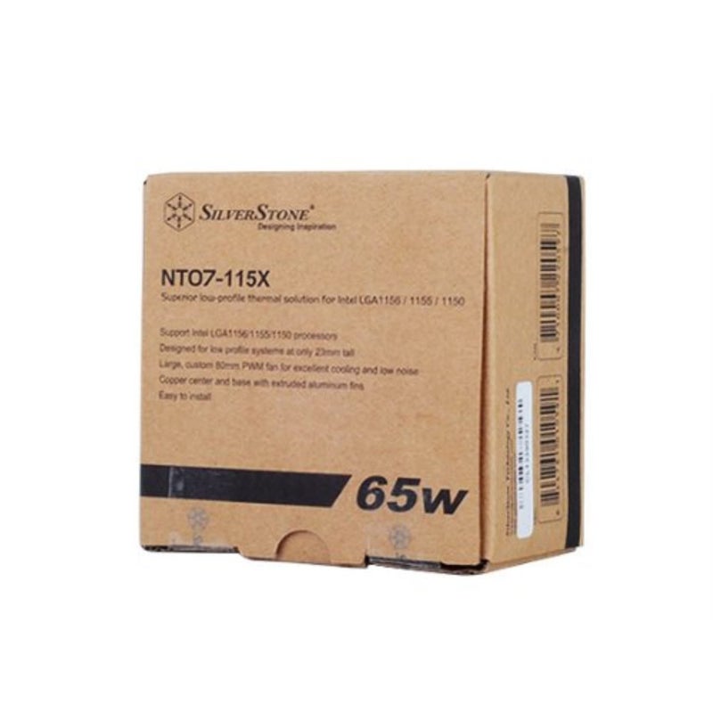 SilverStone Technology Silverstone Tek Super Slim Profile CPU Cooler LGA 1156/1155/1150 Intel LGA115X NT07-115X - Image 5