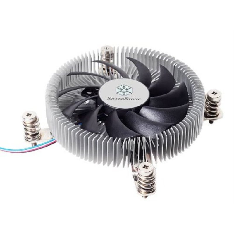 SilverStone Technology Silverstone Tek Super Slim Profile CPU Cooler LGA 1156/1155/1150 Intel LGA115X NT07-115X - Image 1