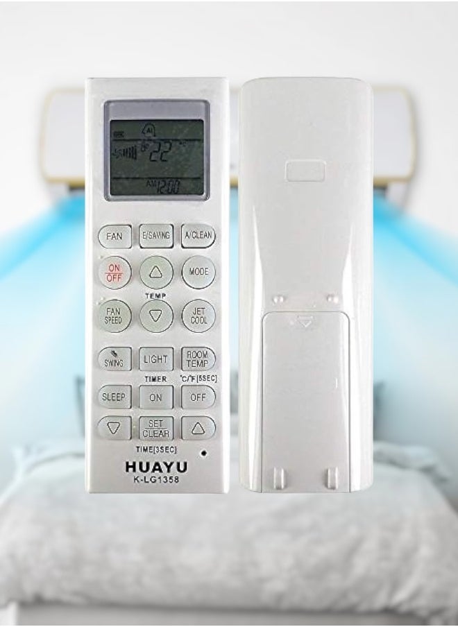 Huayu Air Conditioner Remote Compatible for LG Split AC Remote Control [ Compatible for Lg Ac Remote ] [ AC-36I ], White 