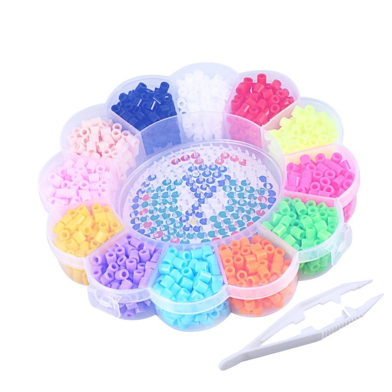 1200 Pcs Colorful Beads Craft Kit DIY Art Toy for Boys and Girls - Image 2