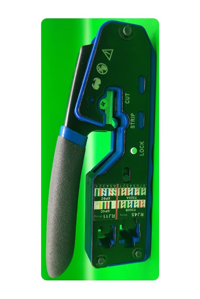 Modular Plug Crimper | Professional RJ45/RJ11 Crimper | Durable and Ergonomic Design  - Image 1
