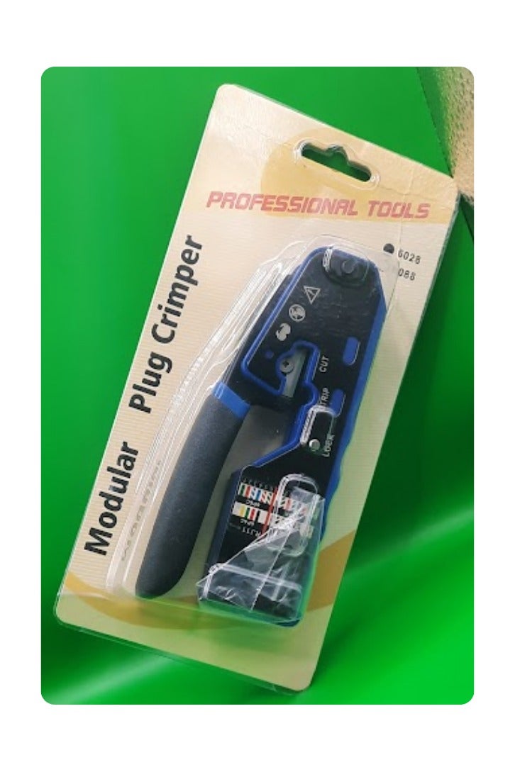 Modular Plug Crimper | Professional RJ45/RJ11 Crimper | Durable and Ergonomic Design  - Image 2