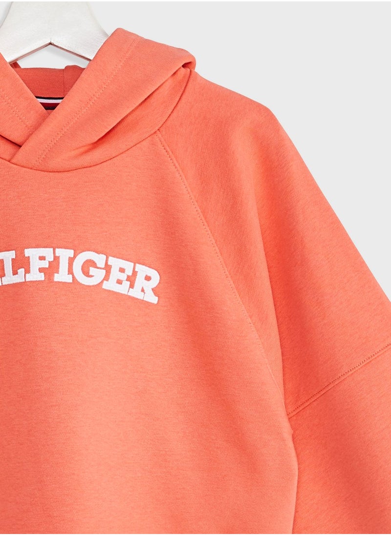 TOMMY HILFIGER - Kids Logo Hoodie - Image 1