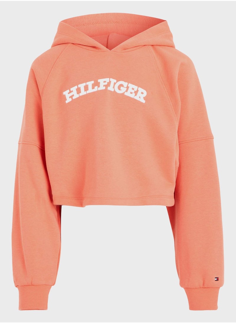 TOMMY HILFIGER - Kids Logo Hoodie - Image 1