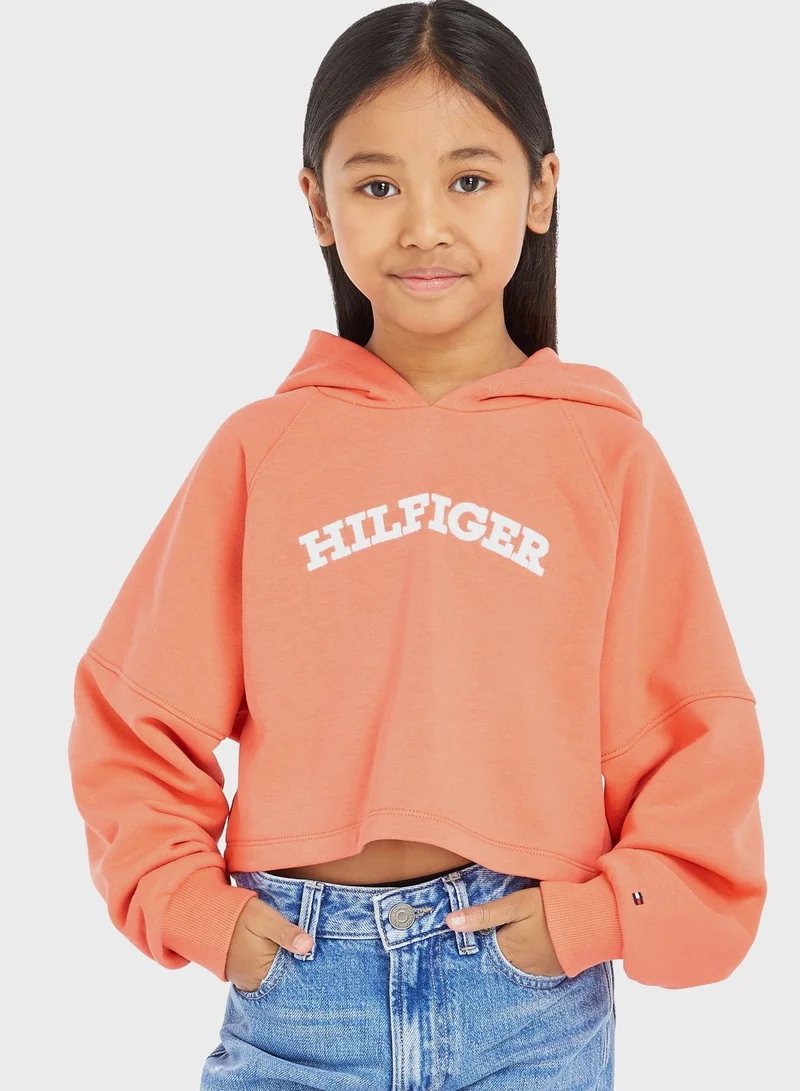 TOMMY HILFIGER Kids Logo Hoodie
