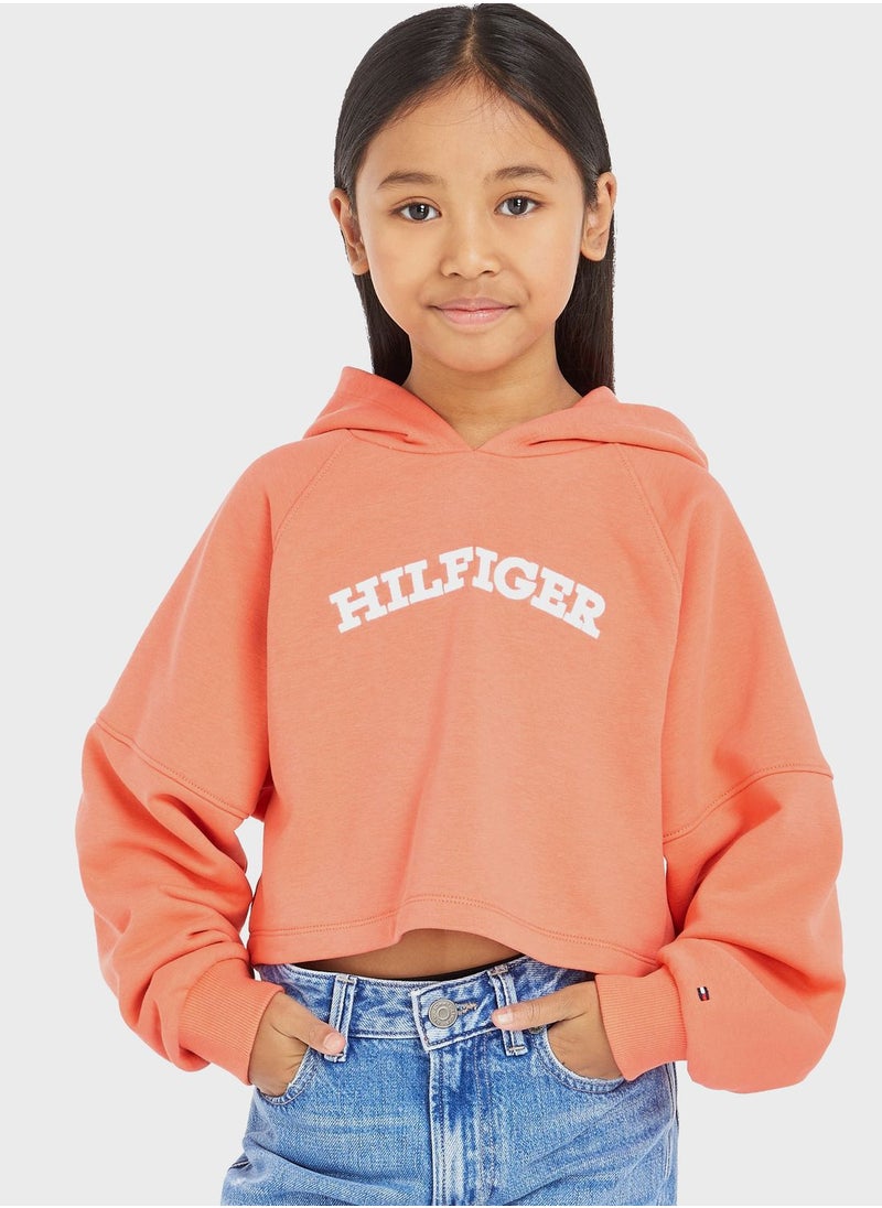 TOMMY HILFIGER - Kids Logo Hoodie - Image 1