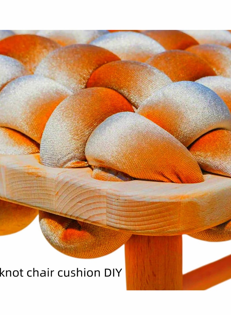 Barakah Arm Knitting Yarn, Light Blush 1KG Velvet Chunky Yarn,Jumbo Chunky Braid Cotton Tube Weight Yarn Super Soft Washable Giant Yarn - Image 3