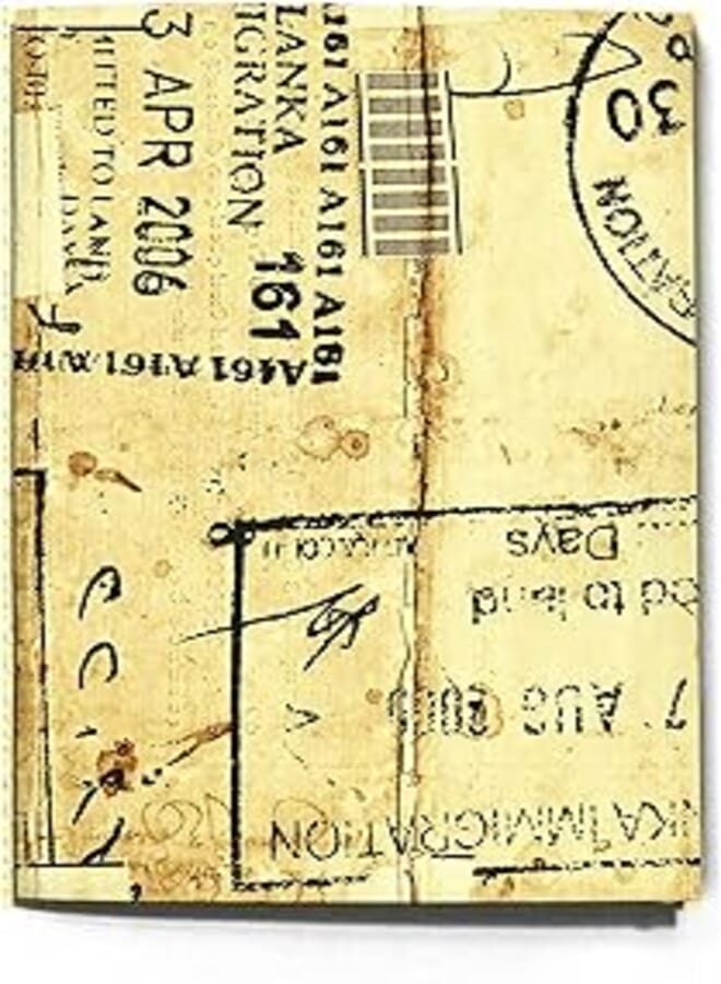 THE INKJECTION A5175L, A5 Notebook Scratches Letter design