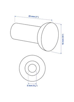 erorex Knob, bronze-colour, 16 mm  - Image 3