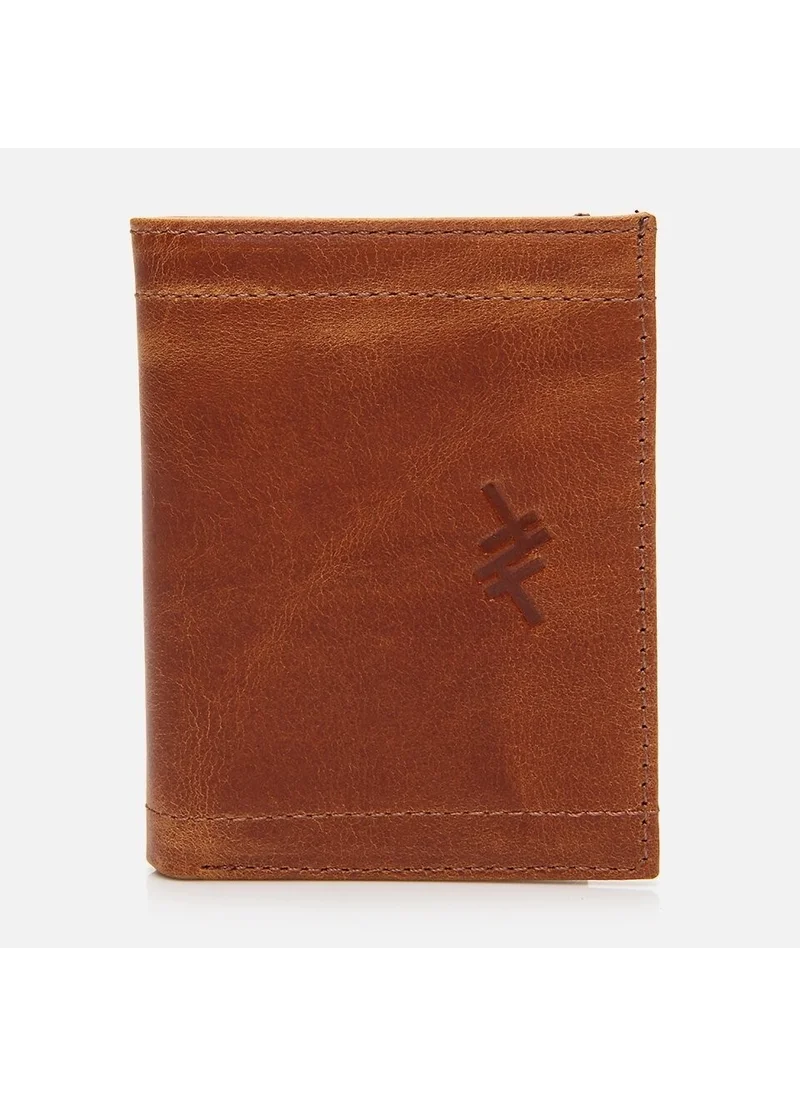 Hotiç 06CUH269160A370 Genuine Leather Tan Men's Wallet