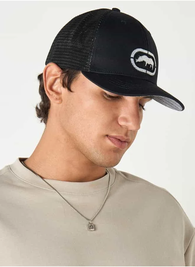 إيكو يو إن إل تي دي. Ecko Unltd Logo Embroidered Cap with Snap Back Closure