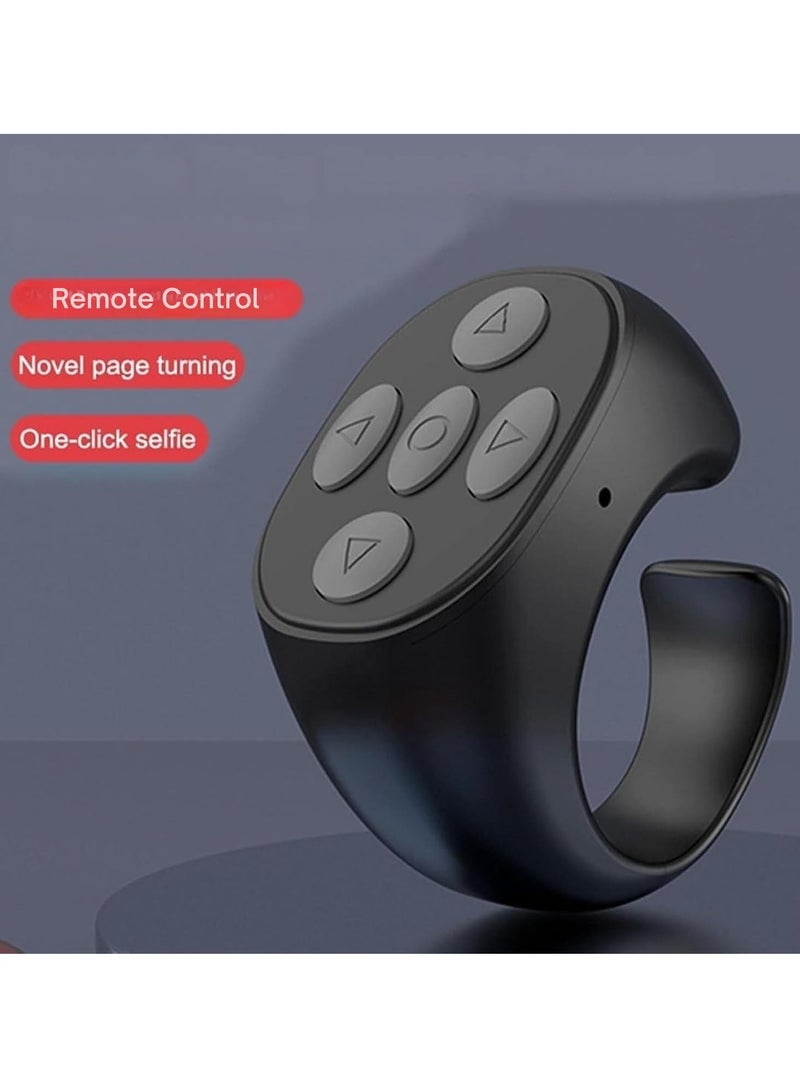Fingertip Wireless Bluetooth Remote Control, 2025 New Scrolling Ring for iPhone/Android, Remote Shutter Clicker, Scroll Videos, Volume Control, Compatible with All Apps, Easy to Use  - Image 3