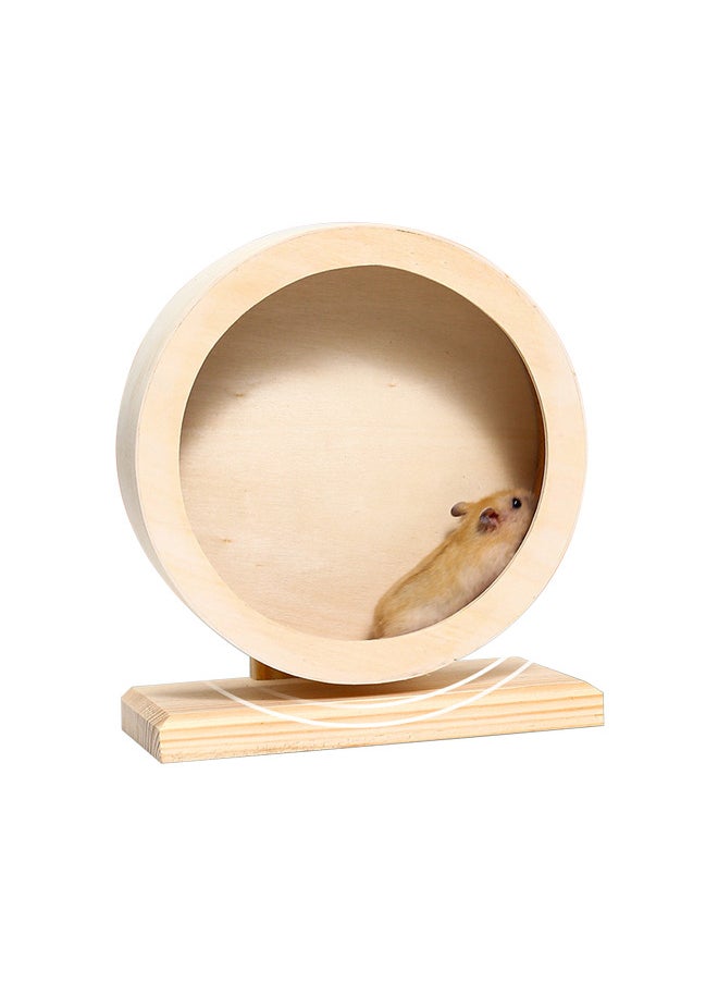 Neostyle Hamster Silent Wooden Exercise Wheel for Small Pets  - Image 1