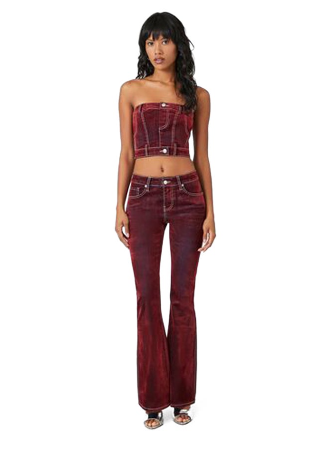 FOREVER 21 Velvet Cropped Tube Top  - Image 5