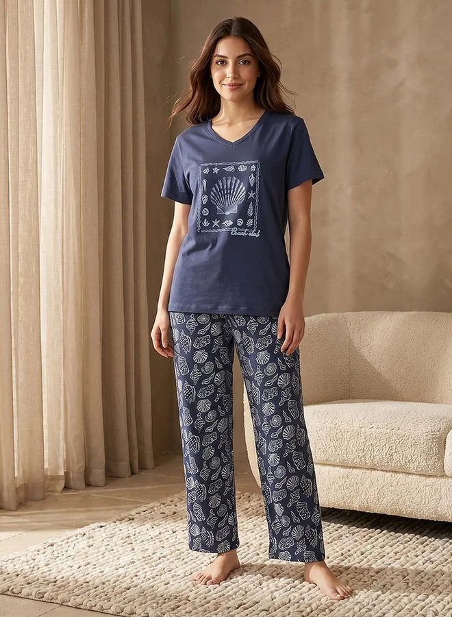 سبلاش فيڤ Pyjama Set Top & Trousers Cotton