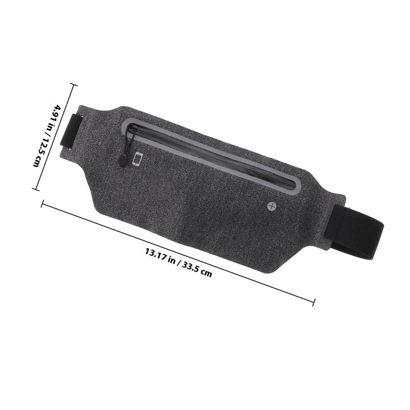 Lightweight Reflective Running Waist Pack Camouflage Gray For Men Women Outdoor Sports - Image 3
