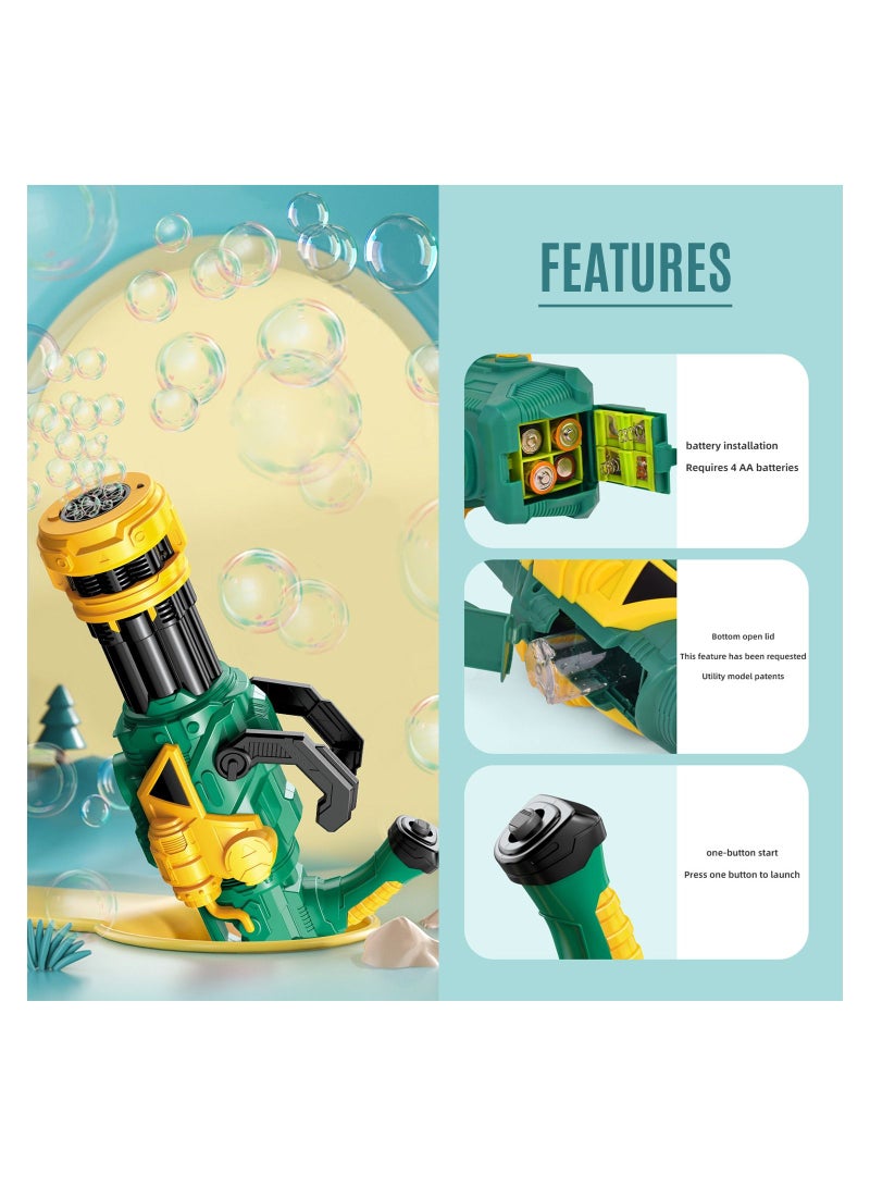 Little Story 10 Holes Bubble Machine Gun  - Armor Green - Image 3