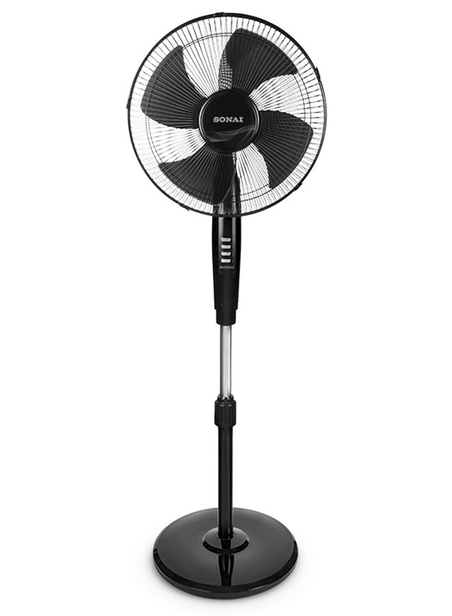 Sonai Stand Fan 20 Inches, 4 Blades, 3 Speeds, MAR-2031 - Image 1