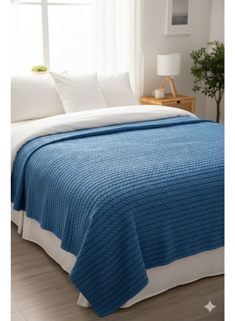 Nile Weave Elegant Egyptian Cotton Orchid Throw Blanket – ultra-soft, lightweight, and beautifully crafted. Enjoy luxurious comfort, breathable warmth, and timeless sophistication in any room. - Image 3