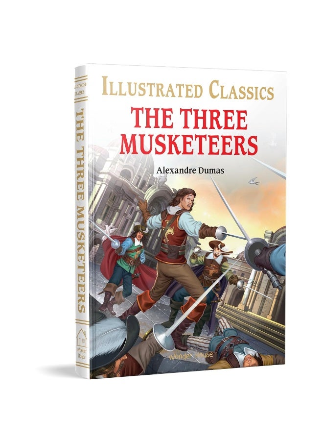 Wonder House Books The Three Musketeers for Kids: llustrated Abridged Children Classic English Novel with Review Questions  - Image 1