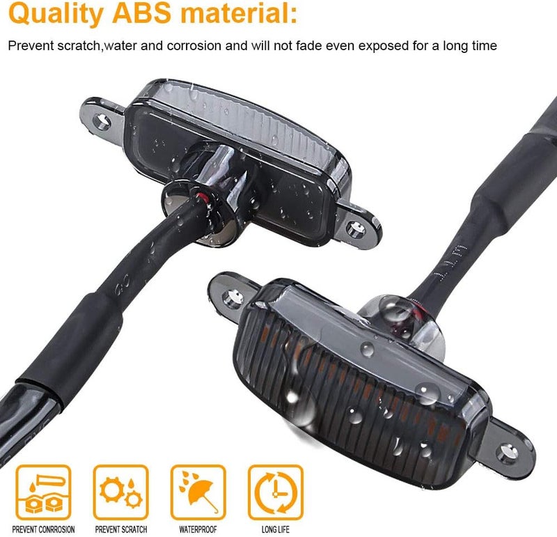 Sidaqi 6LED Amber Front Grille Warning Lights - Image 5