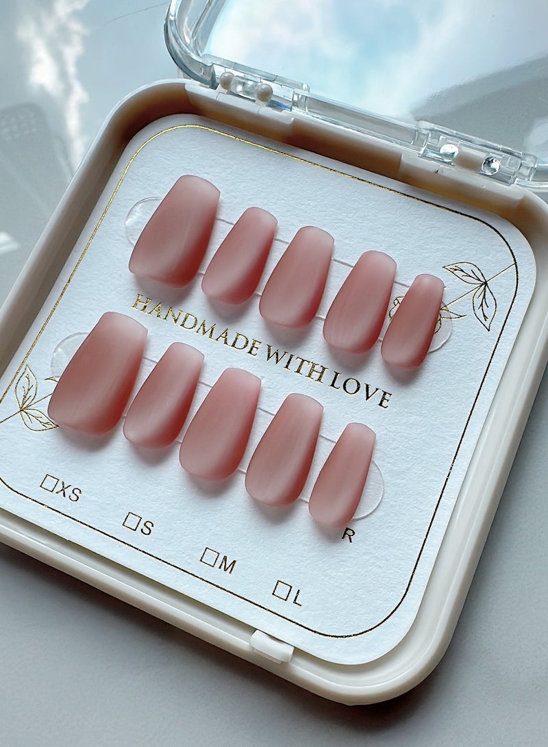 10-Piece Handmade Fake Nail Set Universal European And American Manicure Detachable Nail Stickers - Image 3