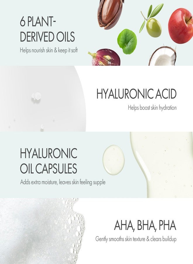 MAXCLINIC Poreless Deep Oil Foam Cleanser - Oil to Foam Face Wash Cleanser w/AHA BHA PHA, Hyaluronic Acid, and 6 Botanical Oils for Pore Care & Daily Makeup Cleansing - Korean Skincare (3.72 fl oz) - Image 5